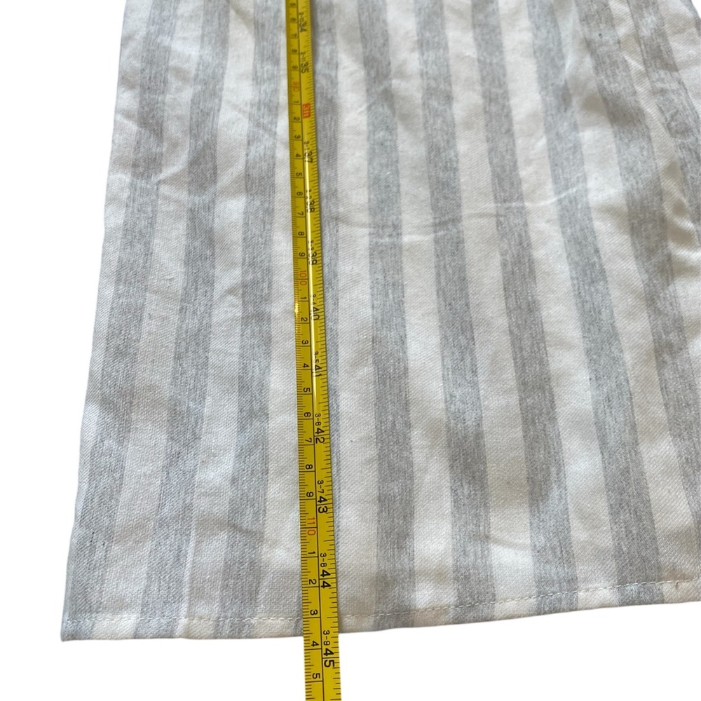 Sadie and Sage Grey and White Straps Elegant Jumpsuit Wide Legs Trending Now S - Picture 8 of 10